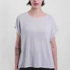 Adela Top Linen, Silver