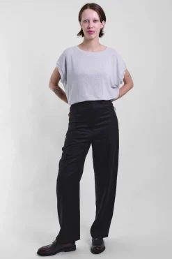 Adela Top Linen, Silver