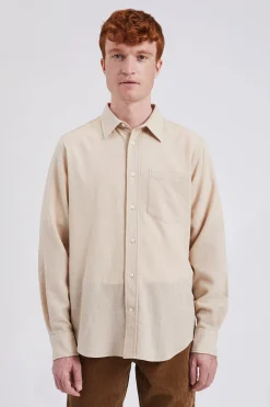 Algot Wool Shirt, Ecru