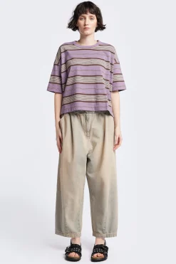 Ascent T-Shirt, Purple Stripe