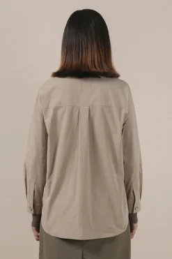 Atlas Shirt, Dark Khaki