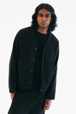 Baseball Cardigan, Black