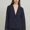 Basic Blazer, Navy Blue