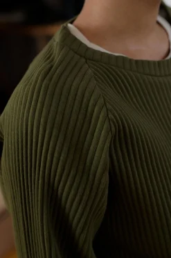 Basic Sweat Rib, Dark Green