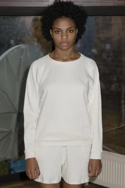 Basic Sweat Rib, Offwht.