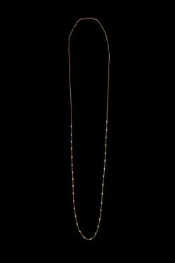 Bead Neck 1808, Brass Chain/Silver
