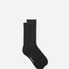 Bjarki Neps Socks, Charcoal Mel.