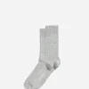 Bjarki Neps Socks, Light Grey Mel.