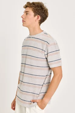 Botelho Tee, Blue Stripes
