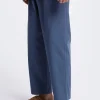 Boulder Pleat Pant, Blue