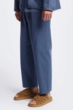 Boulder Pleat Pant, Blue