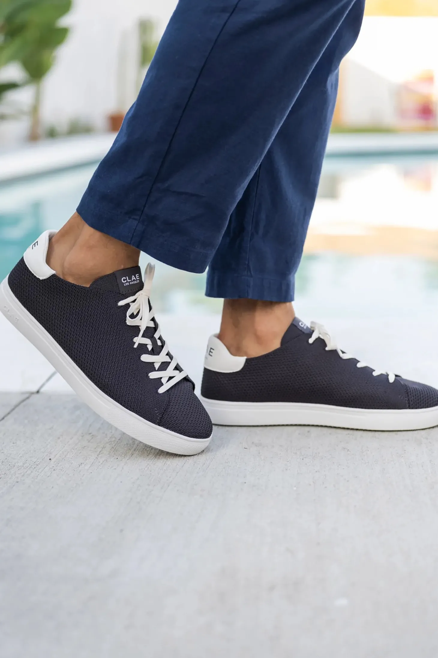 Bradley Knit, Navy/White