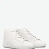 Bradley Mid, Triple White Leather