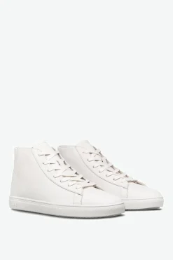 Bradley Mid, Triple White Leather
