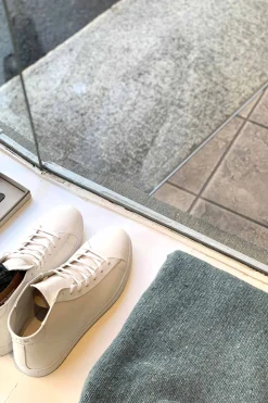 Bradley Mid, Triple White Leather