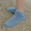 Buckle Ankle Socks, Alp Blue