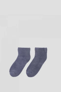 Buckle Ankle Socks, Cove Blue