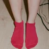 Buckle Ankle Socks, Cuan Pink