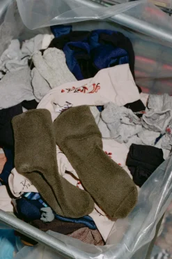 Buckle Over Ankle Socks, Selva Green