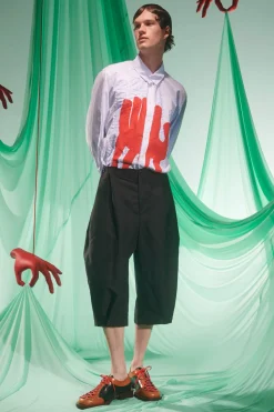 Button Shorts, Black