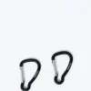Carabiner Set, Lead Black