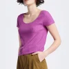 Celsius Knit T-Shirt, Fushia