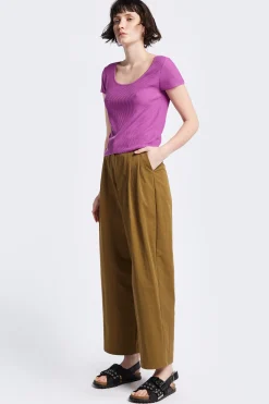 Celsius Knit T-Shirt, Fushia