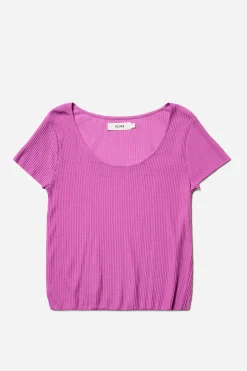 Celsius Knit T-Shirt, Fushia