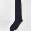 City High Socks, Navy/Black