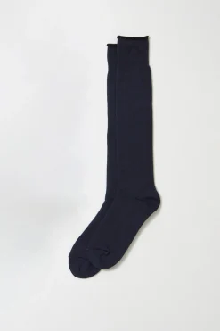 City High Socks, Navy/Black