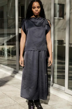 Clavo Skirt, Blue/Black