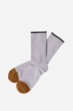 Contrast Socks, Heather