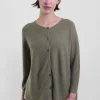 Crew-Neck Cardigan 207, Grass