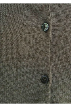 Crew-Neck Cardigan 207, Grass