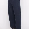 Curve Legged Trousers, Navy