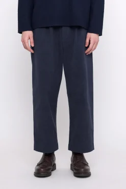 Curve Legged Trousers, Navy