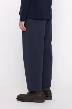 Curve Legged Trousers, Navy