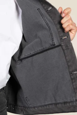 Denim Jacket, Bleach Black