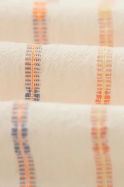 Didcot SS Shirt, Ecru/Orange