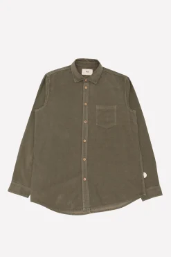 Direction Cord Shirt, Olive