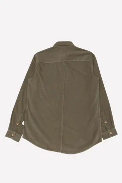 Direction Cord Shirt, Olive