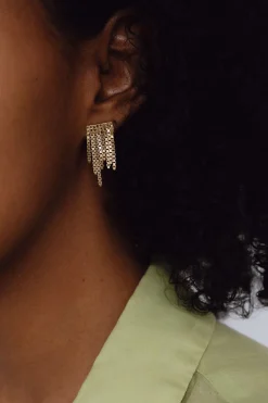 Disco Big Earring, Gold