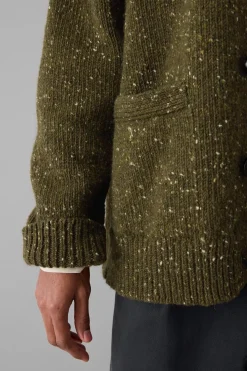 Donegal Cardigan, Olive