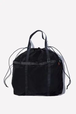 Drawstring Holdall, Lead Black