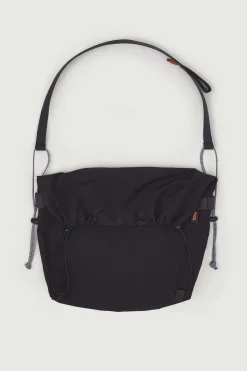 Drawstring Messenger, Lead Black