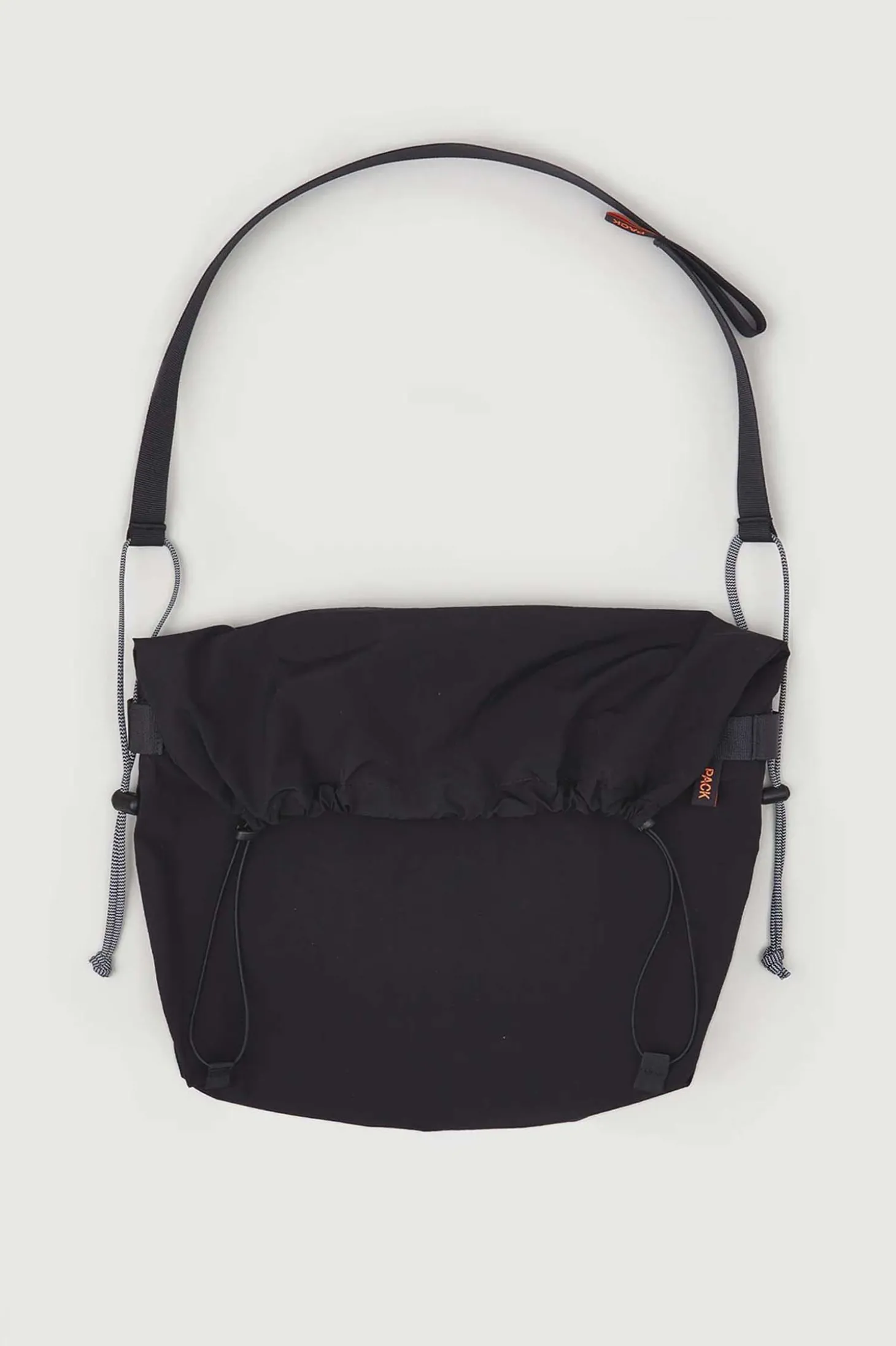 Drawstring Messenger, Lead Black