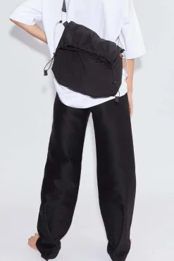 Drawstring Messenger, Lead Black