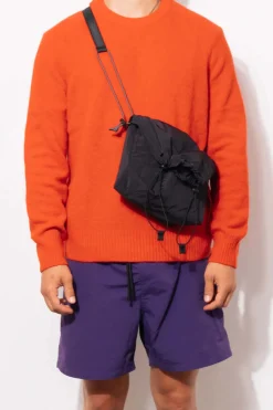 Drawstring Sling M, Lead Black