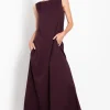 Dress 22, Aubergine