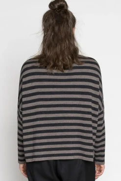 Edith Blouse OS, Deer/Coal